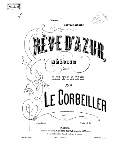 Corbeiller - Rêve d'azur - Score