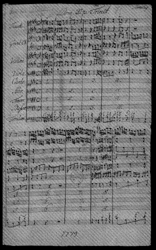 Homilius - Du rufst o Gott die Sterblichen der Erde - Score