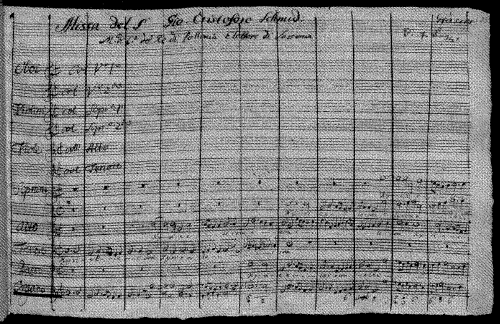 Schmidt - Mass in A minor - Score