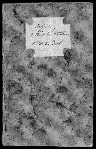 Bach - Trio Sonata in C major, H.571 - Score