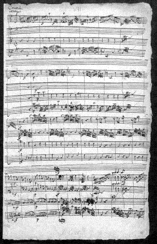 Bach - Harpsichord Concerto in E minor - Score