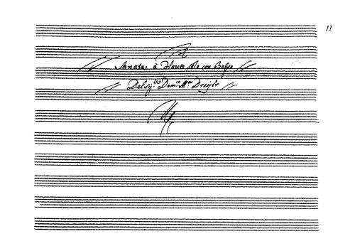 Drejer - Recorder Sonata in A minor - Score