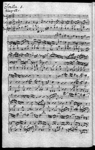 Bach - Trio Sonata in F major - Score
