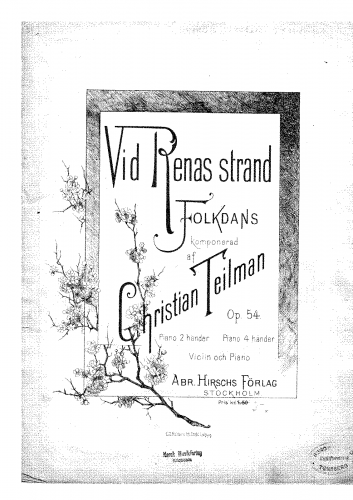 Teilman - Ved Renas Strand - Score