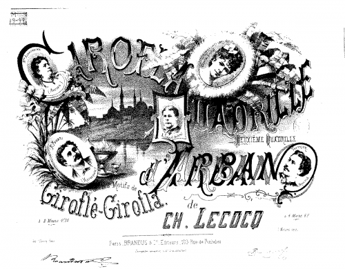 Arban - Duex quadrilles sur 'Giroflé-Girofla' - Quadrille No. 2 (Complete Score)