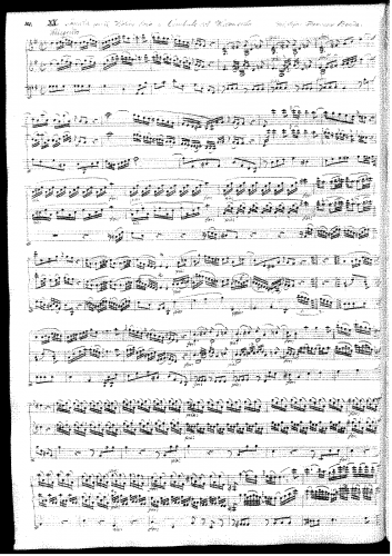 Benda - Violin Sonata in G major - Score