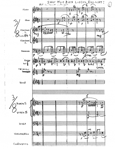 Mahler - Des Knaben Wunderhorn - ''Humoresken'' collection (12 songs), 1899, revised 1901 For Voice and Orchestra (Scores) (Mahler) - Selections (Nos.4, 2, 9, 7, 10) - Score