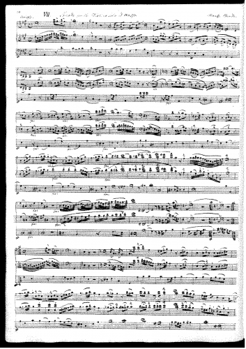 Benda - Violin Sonata in A major, L3.103 - Score