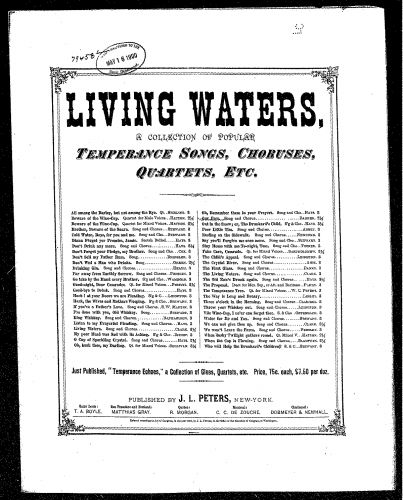 Barker - The Dublin Bay - Score