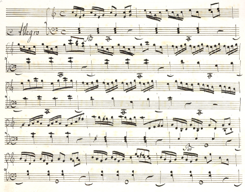 Sborgi - Organ Sonata, RicS 86 - Score