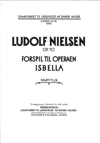 Nielsen - Isbella - Overture