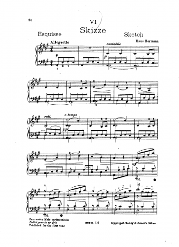 Hermann - Skizze - Score