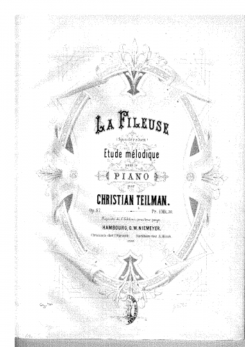 Teilman - La Fileuse - Score