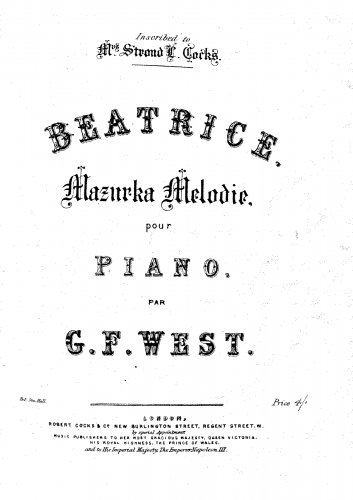West - Beatrice - Score