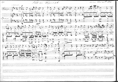 Gerson - Lied von Steigentesch - Score