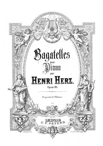 Herz - Bagatelles, Op. 85 - Incomplete Score