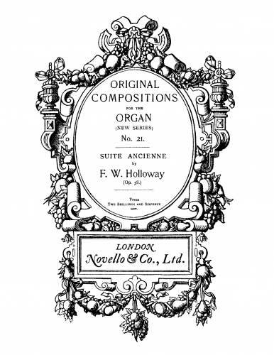 Holloway - Suite Ancienne, Op. 58 - Score