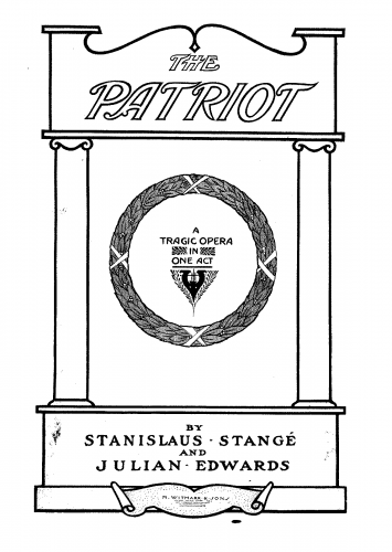 Edwards - The Patriot - Vocal Score - Score