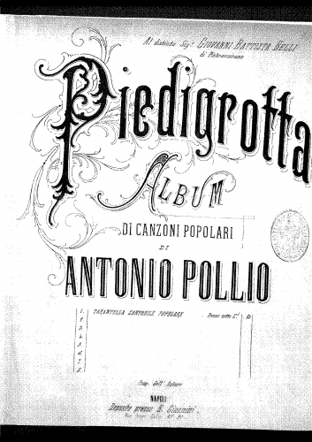 Pollio - Piedigrotta - complete score