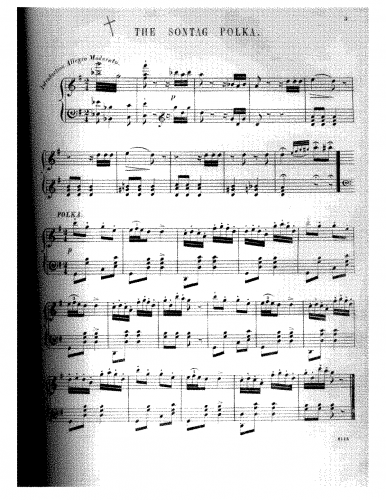 Albert - The Sontag Polka - Score