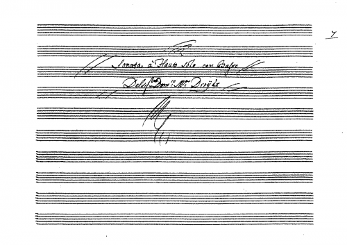 Drejer - Recorder Sonata in C major - Score