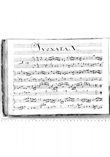 Marcello - Harpsichord Sonata in D minor - Score