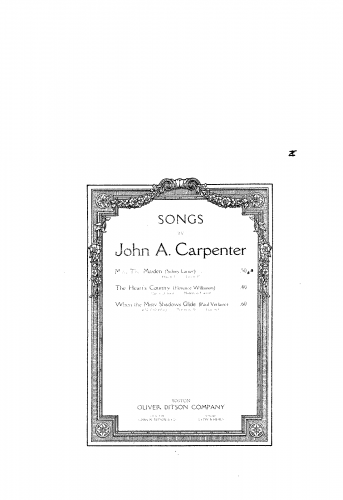 Carpenter - 3 Other Songs - 1. May, the Maiden (D major, original)