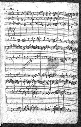 Bach - Harpsichord Concerto in G minor - Score
