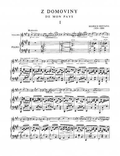 Smetana - From the Homeland - Score