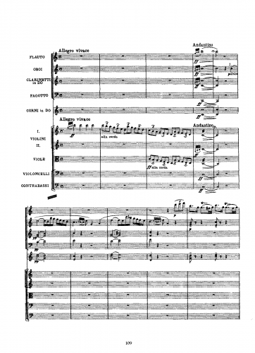 Rossini - La scala di seta - Overture - Orchestral score