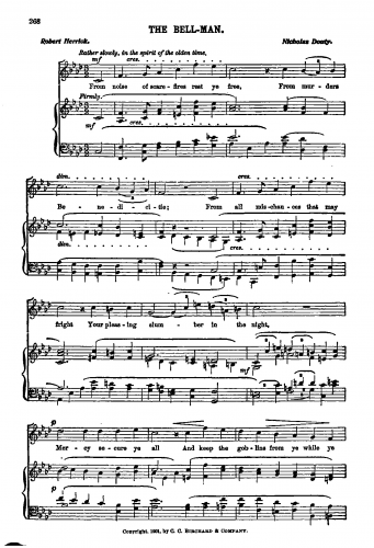 Douty - The Bell-Man - Score