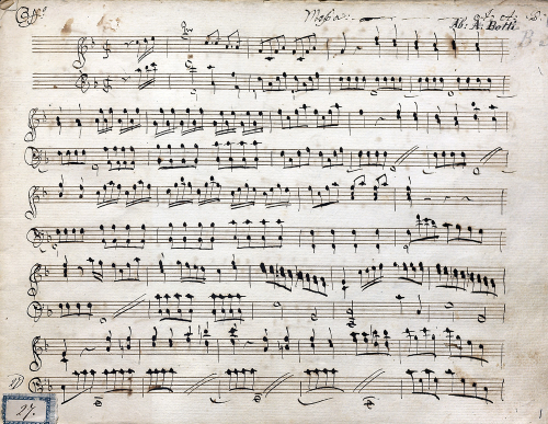 Botti - Organ Mass in F major - Score