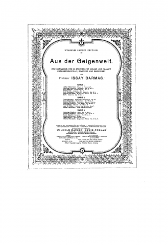 Sauret - 6 Morceaux caractéristiques, Op. 22 - Scores and Parts - 5. Nocturne