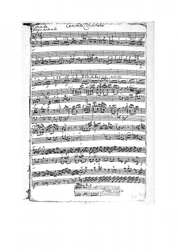 Bach - Harpsichord Concerto in C minor - Cembalo solo