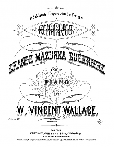 Wallace - Eugenie - Piano Score - Score