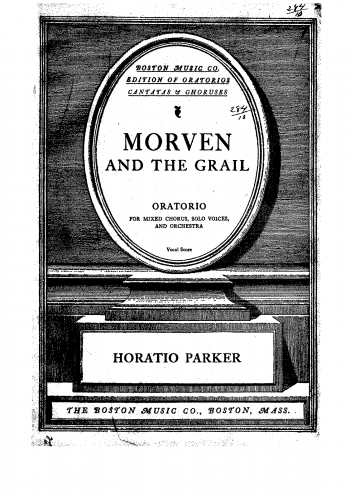 Parker - Morven and the Grail - Vocal Score - Score