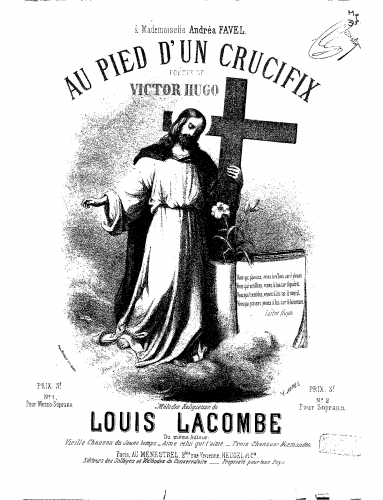 Lacombe - Au pied d'un crucifix - Score