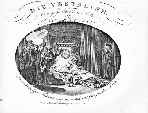 Spontini - La vestale - Overture For Piano (Unknown) - Score