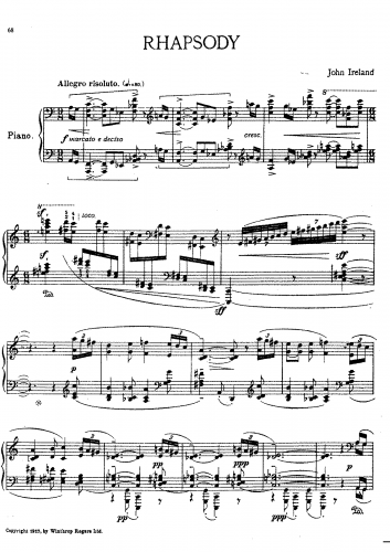 Ireland - Rhapsody - Score