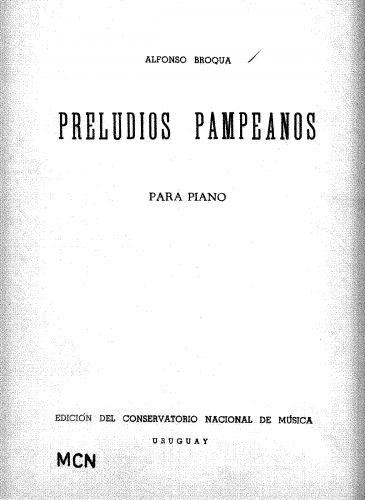 Broqua - Preludios Pampenos - Score