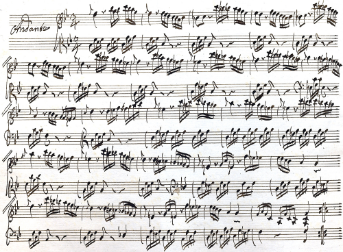 Sborgi - Harpsichord Sonata in B-flat major - Score