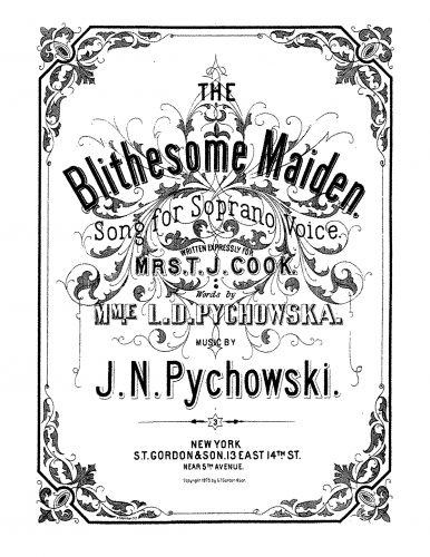 Pychowski - The Blithesome Maiden - Score