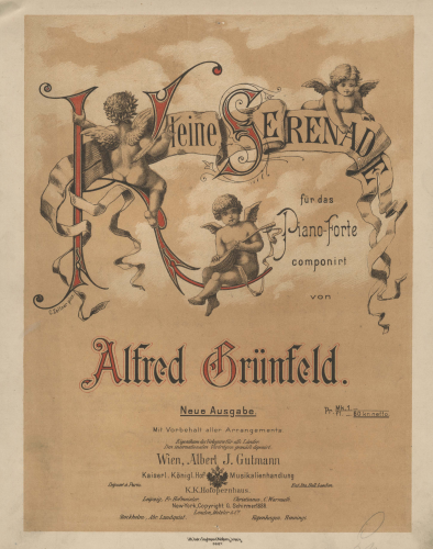 Grünfeld - Kleine Serenade - Score
