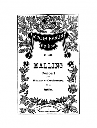 Malling - Piano Concerto - Score