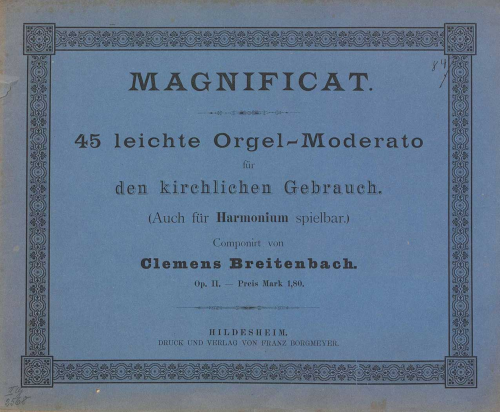 Breitenbach - Magnificat - Score