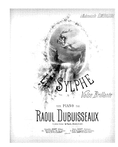 Dubuisseaux - Le Sylphe - complete score