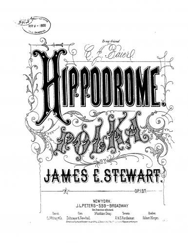Stewart - Hippodrome - Piano Score - Score