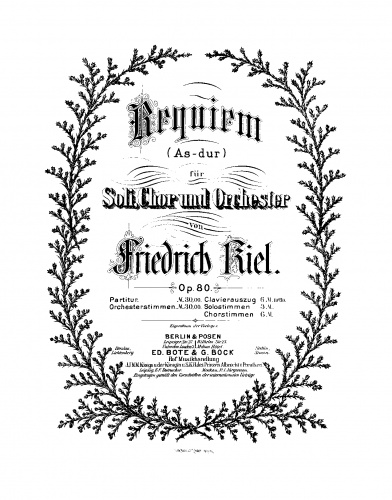 Kiel - Requiem - Score