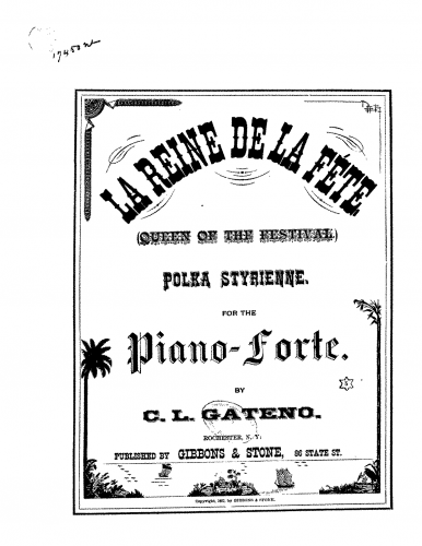 Leach - La Reine de la fête - Piano Score - Score