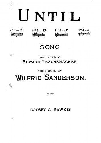 Sanderson - Until - Score